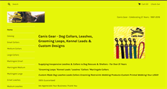 Desktop Screenshot of canisgear.com